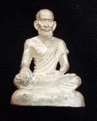 Ruesi Boroma Kroo Chiwok Gomarapaj (Jivaka) Healing Amulet Blessed by Luang Por Jaran (Wat Ampawan) - Nuea Ngern (Solid Silver) - Doctor Som Hmay - 2553 BE