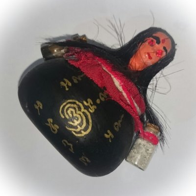 Mae Nang Prai Phii Hmor Pom Horm - Witches Cauldron Ghost - Corpse Hair, Ya Faed Powder Flask + Nam Man Prai  Free with Orders over 1400$ - Ajarn Wirataep