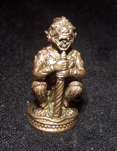 Hanuman Jab Hlak Run Raek (First Edition) - &#39;Traimas 53&#39; edition - Nuea Nava Loha (9 Sacred Metals) - Luang Por Foo - Wat Bang Samak