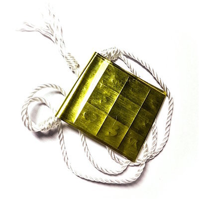 Yant Hneeb Sap Maha Lap Maha Pokasap Folded Yantra Spell for Wealth Luck and Prosperity - Pra Ajarn Gorp Chai Wat Mae Ya