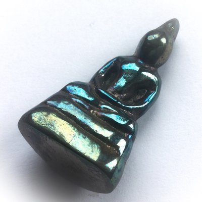 Pra  Luang Por Sotorn Buddha Amulet - Nuea Lek Lai Nam Neung See Peek Malaeng Tap - Pure Lek Lai - Luang Por Huan - Wat Putai Sawan 2548 BE