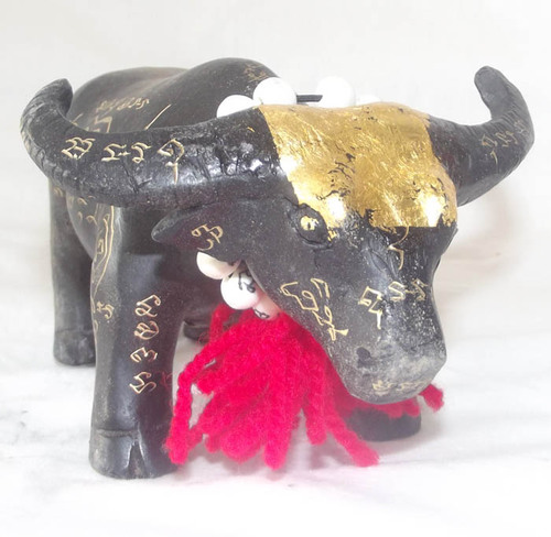 Kwai Tanu Bucha Statue (Ongk Kroo) - Anti Black Magic, &amp; Wealth - 3 Takrut - 8 Inch long x 5 Inch High - LP Jerd - Suan Badibat Tam Po Sethee 2555 BE - 108 Made