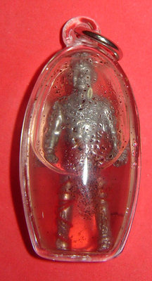 Hun Payont Nam Choke in Dancing Deva Oil 2551 BE - &#39;Baramee Por Phu&#39; edition - Nuea Dtagua Chae Nam Man Taep Ramjuan - Blessed in a Cemetery and in Wai Kroo Por Gae Ta Fai Ceremony - LP Naen Kampiro