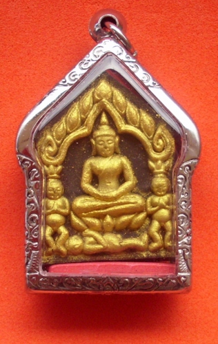 Khun Phaen Prai Kumarn with 3 Kumarn Tong - Nuea Pong Pised Wan Bad Tong -Yant Grao Paetch - 7 Takrut Maha Sanaeh 5 Takrut Mad Jai and real pearl - by 5 Top Masters of Metta Maha Sanaeh Magic