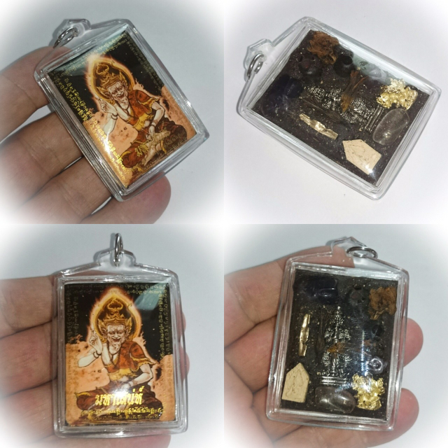 Por Gae Lersi Dta Fai Sak Yant - Prai Powders, Prayer Bead, Ya Wasana Ball, Taw Waes Suwan, Khun Phaen, Ganesha, Ga Hlong + Ga Fak Rak Flowers, Ploi Sek Gems, Takrut - Asrom Por Taw Guwen