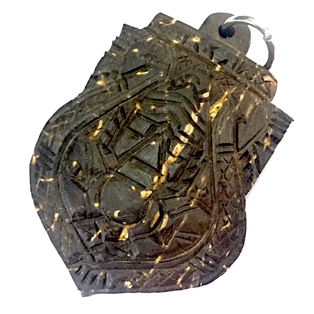 Pra Rahu Om Jantr, Suryabprapa - Nuea Kala Ta Diaw (one eyed coconut shell Rahu eating Moon) - Luang Phu Key Gittiyano - Wat Sri Lamyong
