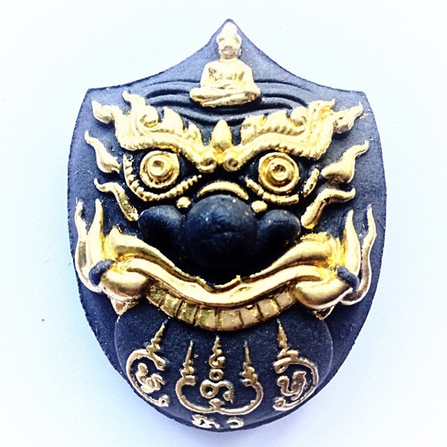 Rahu Kam Duang - Nuea Kala Ta Diaw (1 eye coconut powders) - 3 Takrut + Garuda - &#39;Baramee Phu Jao&#39; edition 2555 BE - Luang Phu Naen Kampiro
