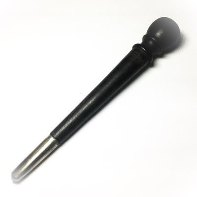 Mai Tao Gayasit Dton Khee Dtaay Plai Khee Bpen - Sacred Magic wand Circa 6 Inch Rare Paya Ngiw Dam wood - Protection from Enemies &amp; Black Magic - Ajarn Chum Chai Kiree