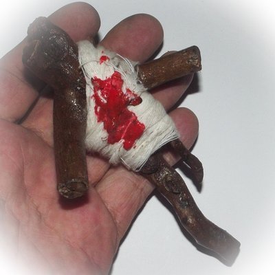 Hun Payont Mai Ga Fak Rak - Enchanted Sacred Treewood Spellbound Ghost Soldier effigy - Por Tan Kloi - Less Than 2 Dozen Made