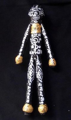 Hun Payont Baeb Boran Dtua Yai (Ai Geng Gang) - Jumbo Size 11.5 Inches high Multi-Purpose Ghost Soldier for Gambling and protection against thieves, danger, black magic - Luang Phu Bpun Tammabalo
