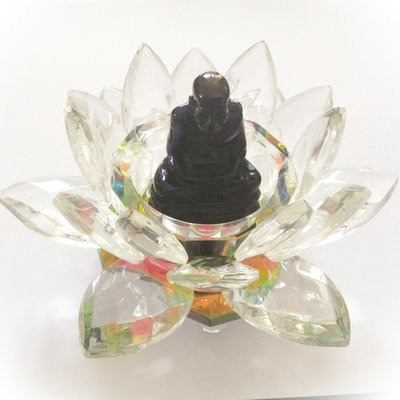 Luang Por Tuad Lek Lai in Crystal Lotus - Blessed by Luang Por Prohm, Kloi, Iad + the Khao or Masters 2548 BE