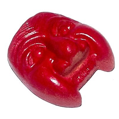 Hnaa Gaag Pran Bun Manorah (Red) - Nuea Din Phao - Sacred Baked Earthen Clay Powders Only 200 Made - Luang Por Prohm Wat Ban Suan 2558 BE