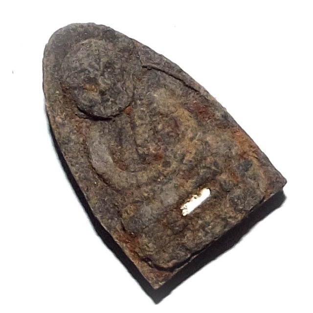 Pra Kru Luang Phu Tuad 2 Sided Guru Monk Amulet - Nuea Maha Wan 108 + Takrut - Chedi Stupa Restoration Edition 2552 BE Luang Por Prohm Wat Ban Suan