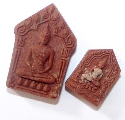 Pra Khun Phaen Prai Kumarn Taep Nimit Gammagarn Set - Nuea Sabu Luead (Pink Prai Kumarn Powders of LP Tim) - Building of Uposadha Wat Taep Nimit Temple Edition -Luang Por Sakorn - Wat Nong Grub