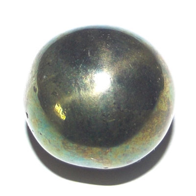 Lek Lai Sphere See Tong Pla Hlai (Gold-Green) - Luang Por Huan - Wat Putai Sawan