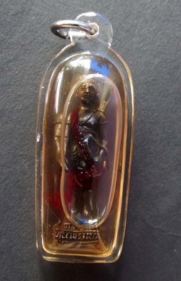 Hun Payont Pran Bun Riak Sap Pong Gan Pai (Meritorious Hunter calling treasures and protecting)- Chae Nam Man Maha Sanaeh (soaked in Prai Oil) - Luang Por Dam - Wat Pra Puttabat Radtana Kiree