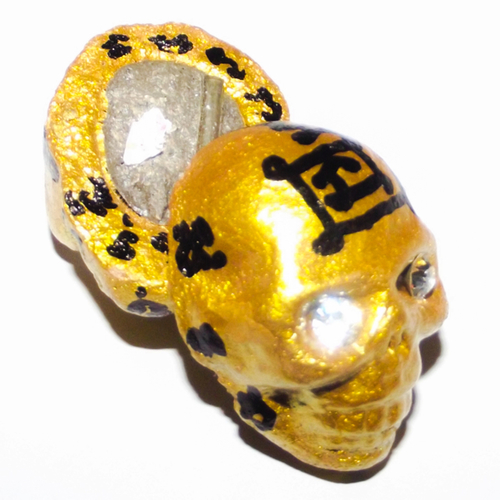Prai Grasip Choke (Ghost Whisperer) &#39;Dtua Kroo&#39; with Gemstone Eyes, &#39;Chin Aathan&#39; &amp; Takrut - Luang Por Dam - Wat Pra Puttabat