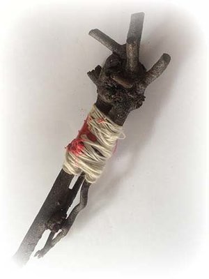 Hun Payont Mai Ga Fak Rak - Enchanted Sacred Treewood Spellbound Ghost Soldier effigy - Por Tan Kloi - Less Than 2 Dozen Made