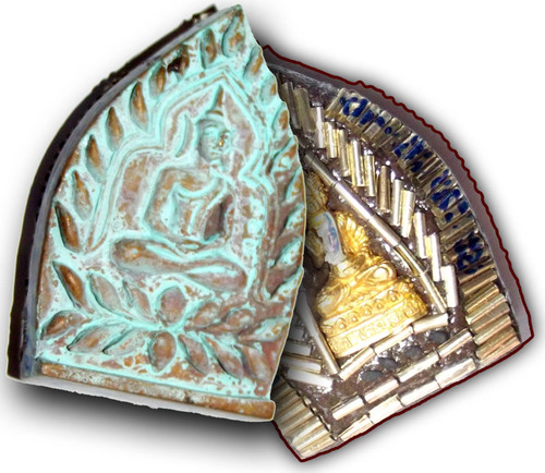 Pra Jao Sua Sethee Yai Jumbo - Nuea Chanuan Saksit with Beesnest - 108 Takrut Pra Radtanatrai, 1 Takrut Hua Jai Sethee &amp; Navagote Buddha - Luang Por Jerd  Jao Sua Sethee Yai Edition 2556 BE