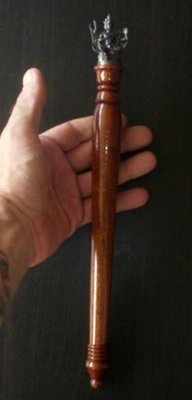 Mai Kroo Taw Maha Prohm Pragasit (Brahma Wand) - Run Prohmsethee (Brahma Millionaire edition) 13 Inches long - Luang Por Bun Gerd Bandito - Wat Khao Din (Chainat)