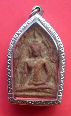 Pra Khun Phaen Pim Niyom Chae Nam Montr (soaked in Prayer Water) 2519 BE - Nuea Din Phao (baked sacred clays) - Luang Phu Suang 2519 BE - Tewada Len Din (500 year old monk)
