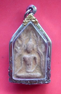 Pra Khun Phaen Sum Laem - Nuea Din Phao (baked sacred clays) - Luang Phu Suang 2519 BE - Tewada Len Din (500 year old monk)