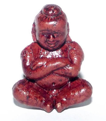 Kuman Tong Yord Paetch Amulet by Luang Por Ta Analayo of Wat Pha Kong Kam Chee Traimas 2555 BE Edition