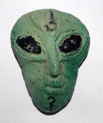 Hnaa Gaag Don Phii Bin Palang Jakrawal - 7 x 5 Cm - Pimp Manus  Dtang Midti (Alien Dimension Being)  Ongk Kroo 3 Takrut  - Luang Por Kane - Wat Koh Phu.