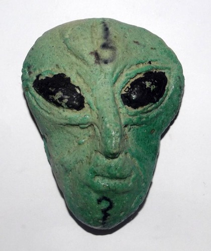 Hnaa Gaag Don Phii Bin Palang Jakrawal - 7 x 5 Cm - Pimp Manus  Dtang Midti (Alien Dimension Being)  Ongk Kroo 3 Takrut  - Luang Por Kane - Wat Koh Phu.