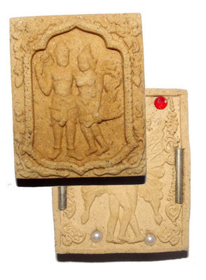 Taewada Hlong Hong (Paetch Payatorn Kinaree) - Nuea Pong Maha Sanaeh 2 gems 2 pearls 2 Takrut + Taep Jamlaeng - Nia Kajia edition 2554 BE - Luang Phu In Wat Nong Meg