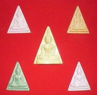 Pra Nang Paya Lp Tim (Ceramic Glaze set of 5)