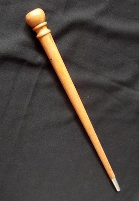 Mai Tao Gayasit Dton Khee Dtaay Plai Khee Bpen 2524 BE - Sacred Magic wand 13 Inches long - Protection from Enemies and Black Magic - Ajarn Chum Chai Kiree
