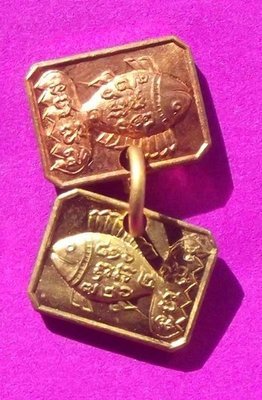 Pla Tapian Ngern Tapian Tong (Twin Gold and Silver Lucky Fish of Profitable Sales) - Luang Phu Yuang - Wat Na Tang Nai