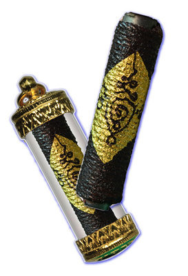 Takrut Riak Koo (Life-Mate and Wealth Caller) - Dtamrap Wicha Jinda Manee Montr - Gold Plated Casing - Uposadha Building edition - Luang Por Kong Wat Klang Bang Kaew  2555 BE