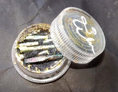 See Pheung Sanaeh Laluay Lom Pasom Pong Prai 59 Dton (Magic Potion with 5 Takrut Spells and 59 Prai Ghost bone powders)- Pra Ajarn Oe + Ajarn Worapon Prai Ngam
