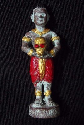 Kumarn Plai Payont Pongan Khun Sai 5 x 1.5 Cm - Nuea Chanuan Kumarn Gao Gote Pasom Tapu Sangkawanorn (9 Kumarn Bones with Coffin Nails + Chin Aathan insert) - Ajarn Wirataep Yan Kroo Prasit