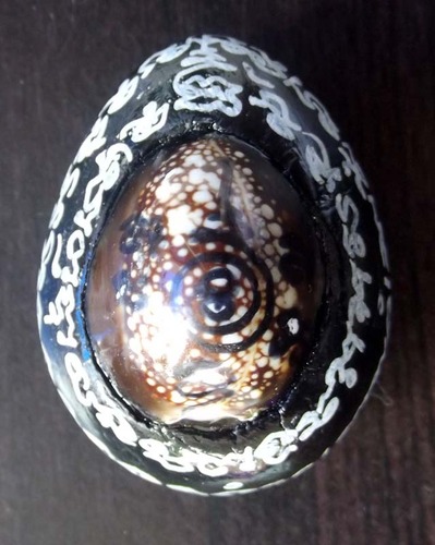 Bia Gae Sarapat Gan - Ud Suea (tiger amulet inserted) - protection from illness, physical and psychic attack with 8 magic spells - Luang Por Ap (Wat Tong Sai) 2553 BE