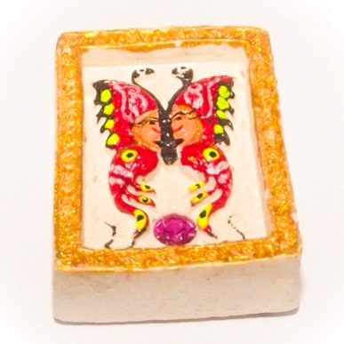 Taep Fa Din Pim Jiw King Butterfly Miniature Amulet - Kammathana &#39;56 Edition - Kroo Ba Krissana Intawano