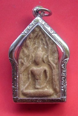 Pra Khun Phaen Sum Laem - Nuea Din Phao (baked sacred clays) - Luang Phu Suang 2519 BE - Tewada Len Din (500 year old monk)