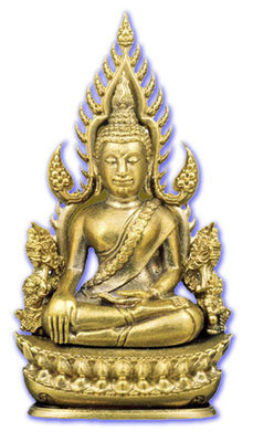 Pra Putta Chinarat (Loi Ongk Statuette) 'Jom Rachan' (Warrior King) edition 2555 BE - Nuea Tong Rakang (Sacred Brass + Yantra Foils) - Wat Pra Sri Radtana Maha Tat (Pitsanuloke) Pra Putta Chinarat (Loi Ongk Statuette) 'Jom Rachan' (Warrior King) edition 2555 BE - Nuea Tong Rakang (Sacred Brass + Yantra Foils) - Wat Pra Sri Radtana Maha Tat (Pitsanuloke)