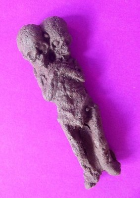 Hoeng Prai Khmer Riak Sap &#39;Dtua Kroo&#39; (Prai Ngern Prai Tong) with Takrut and magic wood inserts - Khmer Gambling and Lucky Fortune Spirit Amulet - (Master Version) - Ajarn Sangiam