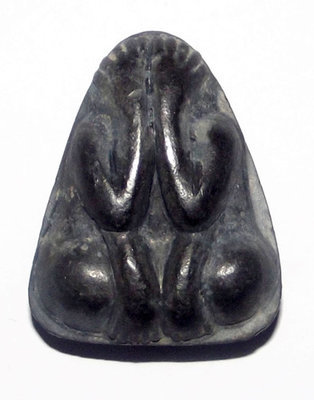 Pra Pid Ta Takua Gao Nom Kwai (Pim Lek) - Southern Khao Or Style Leaden Amulet (Small Size)- &#39;Por Tan Nam Run Sorng&#39; (2nd edition) - Wat Don Sala 2555 BE