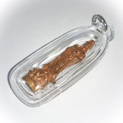 Kwan Yin Bodhisattva Loi Ongk in Sacred Copper - Maha Pokasap Edition 2552 BE - Luang Por Sorn - Wat Lad Bua Khaw