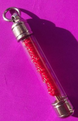 Takrut Taep Joong Nang Maha Sanaeh - Lady Charmer amulet - 4Cm long 0.5 Cm diameter - Ajarn Phu Nia (Khmer Master) - Casing Included