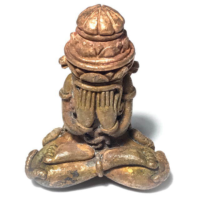 Pra Pid Ta Pang Pagan Run Wai Kroo Jatukam Ramataep 2549 BE - Nuea Tong Daeng Thuean - 99 Monks 2 Blessings - Wat Ruak