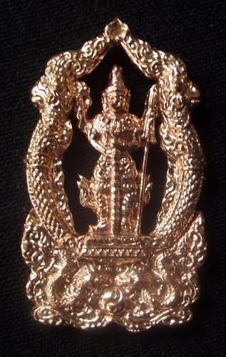 Rian Chalu Taw Waes Suwan Nang Pan (2 sided Special Gammagarn Edition) - Nuea Tong Daeng - Wat Na Meru (Ayuttaya) Blessed by Ajarn Ord and 96 Guru Monks