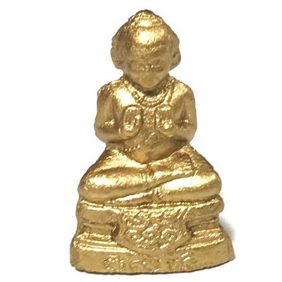 Kumarn Taep Jinda Ud See Pheung Khiaw Gammagarn + Prai Oil, Monks Hair, Civara Robe in Base - Luang Por Rat Wat Pha Hwaay