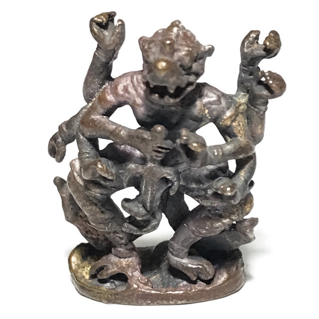 Hanuman 8 Gorn Eight Arms Monkey God 2550 BE 1st Edition 9 Sacred Metals - Luang Por Lae Wat Pra Song