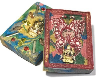 Taep Jamlaeng Pim Lek Benjarongk Pised Asrom Sathaan Songkran Edition 2555 BE Only 500 Made 13 Gems 4 Takrut, Brahma + Ganesha - Kroo Ba Krissana