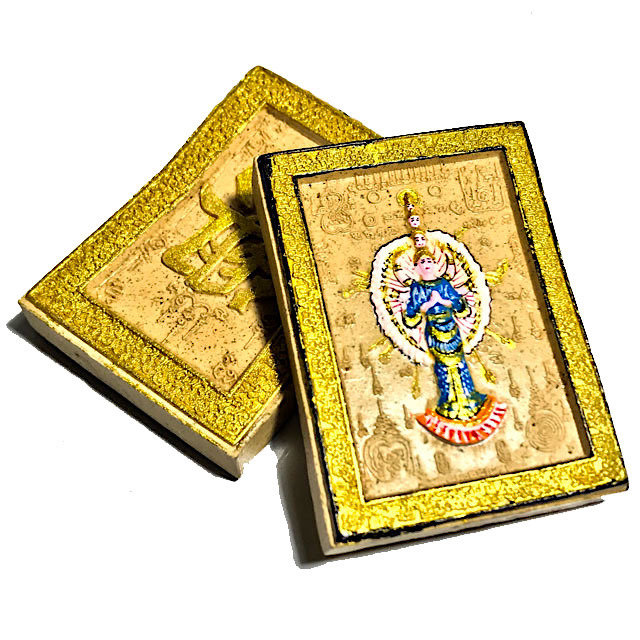 Pra Potisadtw Mae Guan Im Pan Mer 2553 BE Blue Robes 1000 Arms Kwan Yin Bodhisattva - Kroo Ba Krissana Only 300 Made